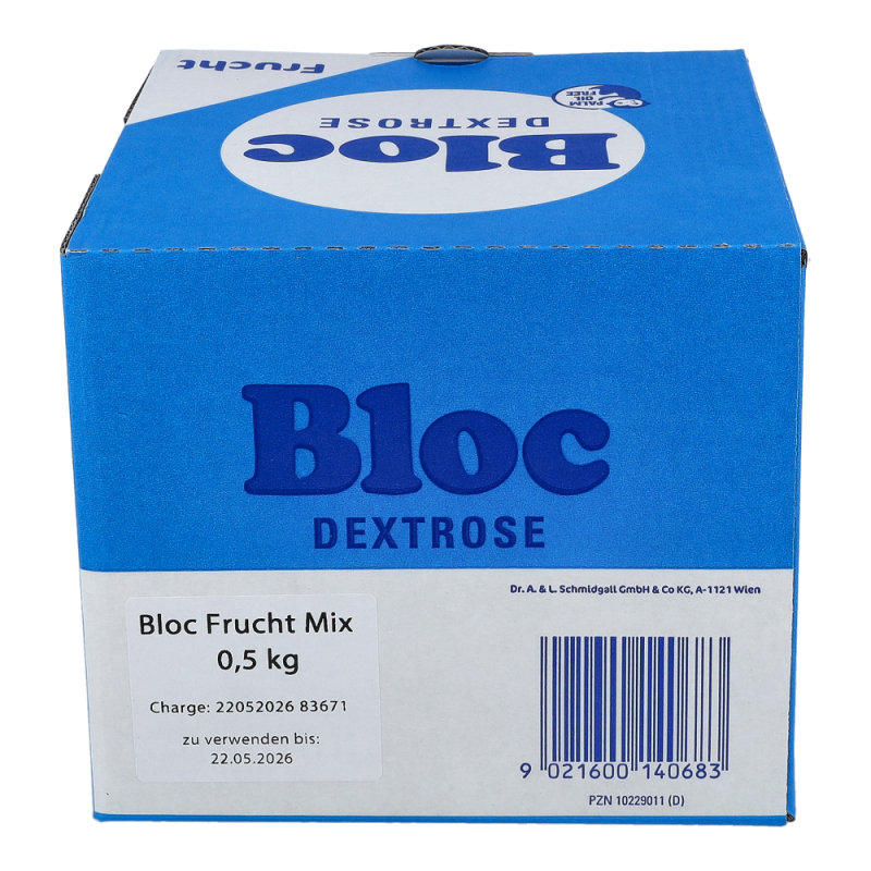 Bloc Traubenzucker Fruchtmischung 500 g