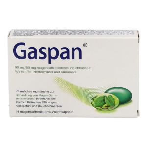 Gaspan 90 mg/50 mg magensaftresistente Weichkapseln