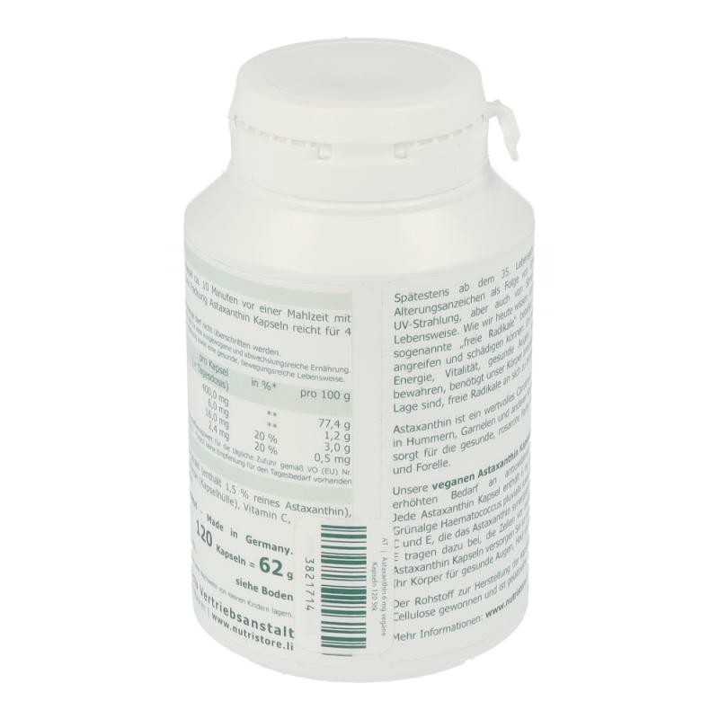 The Nutri Store Astaxanthin Kapseln 120 Stk.