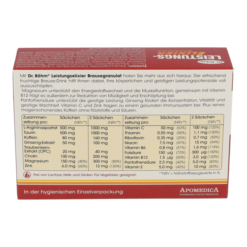 Dr. Böhm Leistungs-Elixier Brausegranulat