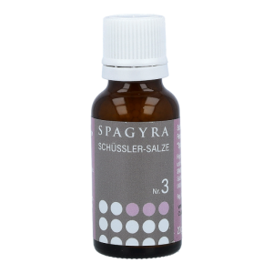 Schüßler Nr. 3 Ferrum Phosphoricum Spagyra 20 ml D 12 Globuli