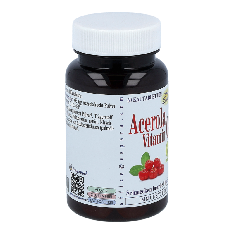 Espara Acerola Vitamin C Kautabletten 60 Stk.