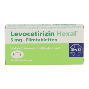 Levocetirizin Hexal 5mg – Filmtabletten