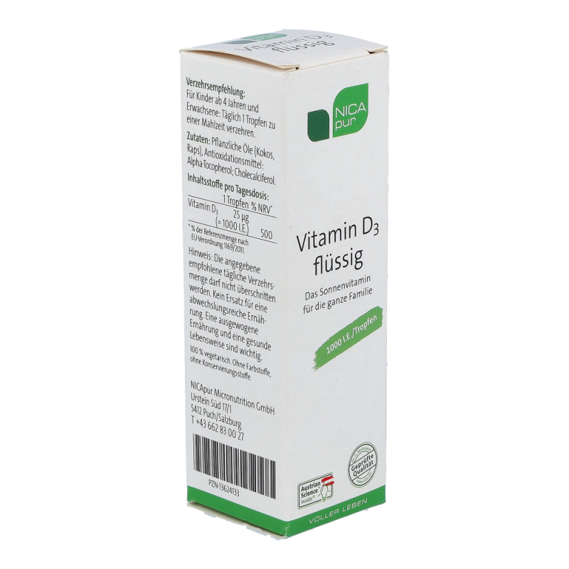 Nicapur Vitamin D3 flüssig 25 ml
