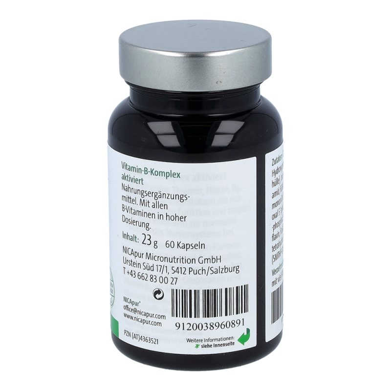 Nicapur Kapseln Vitamin B-Komplex 60 Stk.