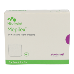 Mölnlycke Mepilex Wundverband 5 Stk. 5 x 5 cm