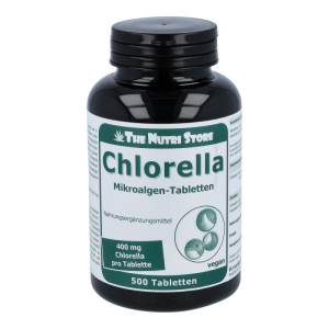 The Nutri Store Chlorella Mikroalgen Tabletten 400 mg 500 Stk.
