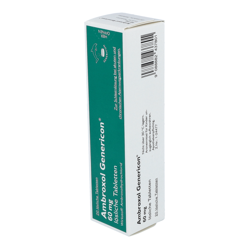Ambroxol Genericon lösliche Tabletten 60 mg 20 Stk.