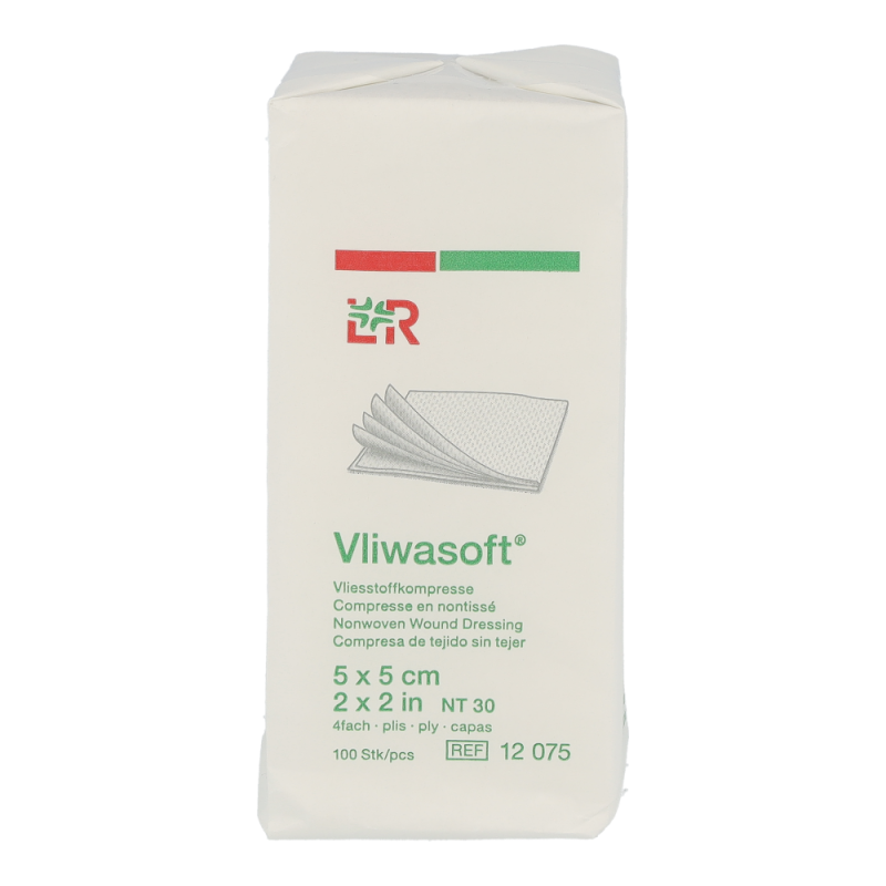 Vliwasoft 4-fach unsteril 100 Stk. 5 x 5 cm