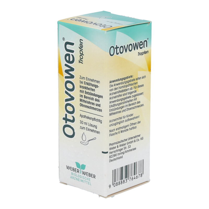 Otovowen Tropfen bei Mittelohrentzündung 30 ml