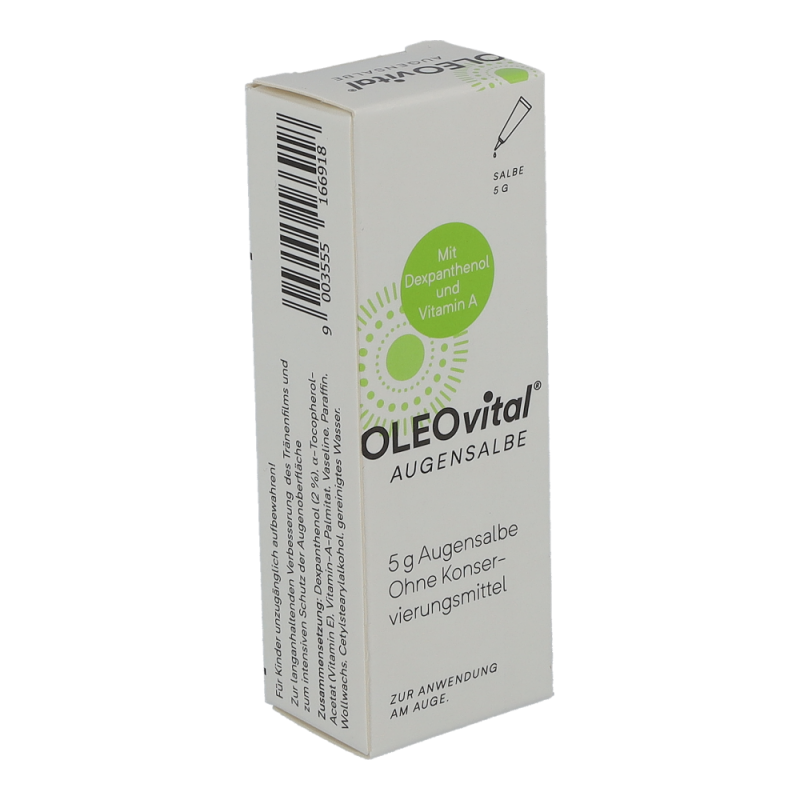 Oleovital Vitamin A + Dexpanthenol Augensalbe