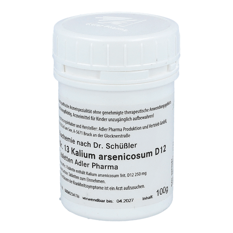 Adler Pharma Schüßler Nr. 13 Kalium Arsenum 100 g D 12