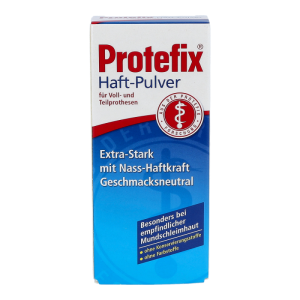 Protefix Haft-Pulver für die dritten Zähne – geschmacksneutral 50 g