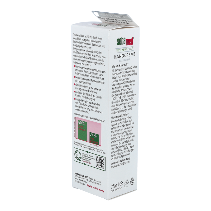 SEBAMED UREA 5% HANDCREME OP SEB 75 ML