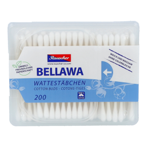 Bellawa Wattestäbchen Karton 200 Stk.