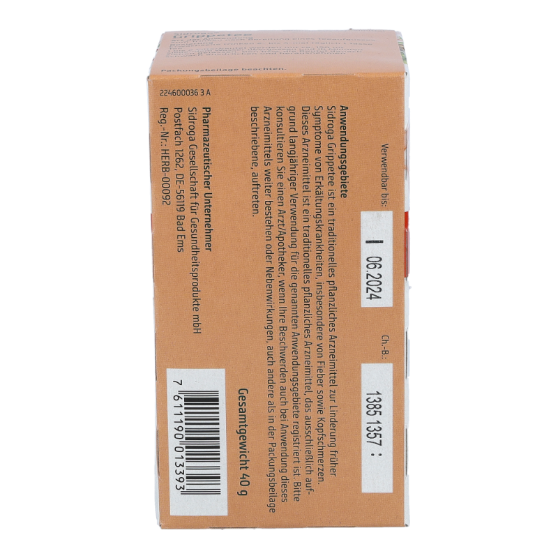 Sidroga Grippe Tee 20 Btl.