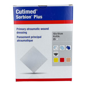 Sorbion Plus Wundauflage 25 Stk. 10 x 10 cm