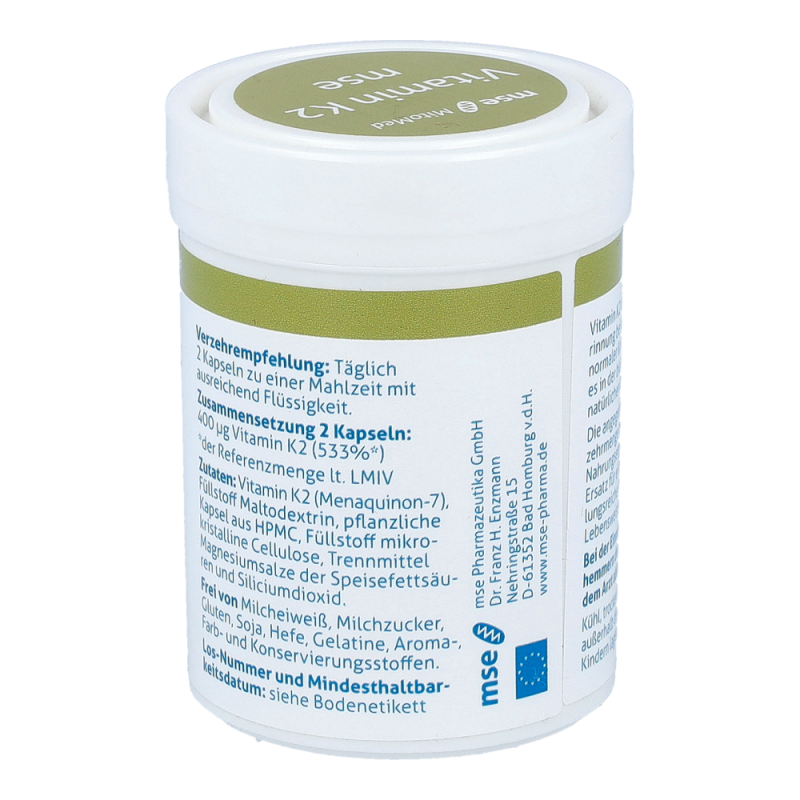 Vitamin K2 MSE Kapseln 200 mcg 90 Stk.