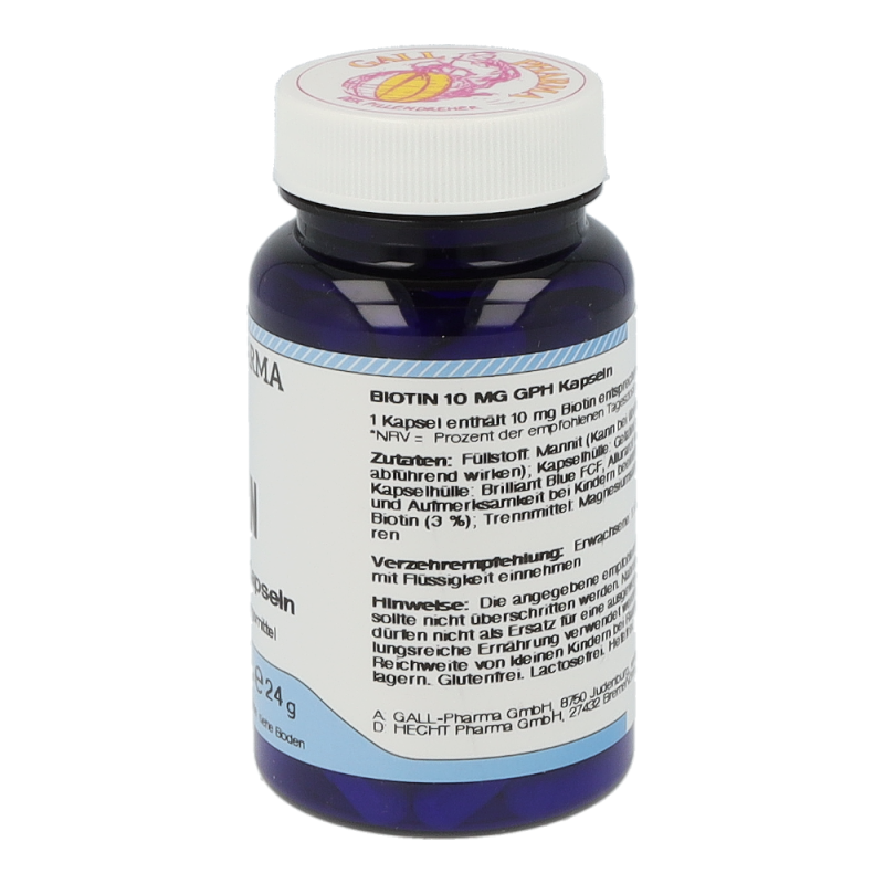 Gall Pharma Biotin 10 mg Kapseln 90 Stk.