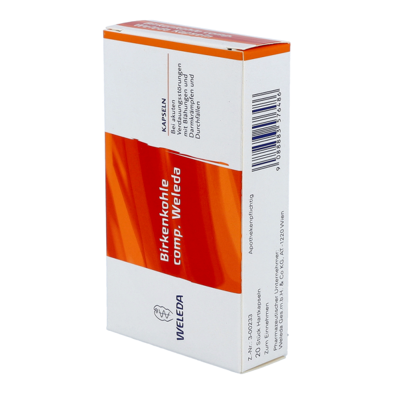 Weleda Birkenkohle CP Kapseln 20 Stk.