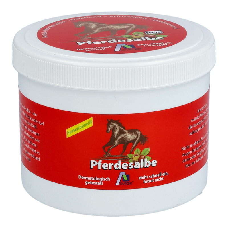 Avitale Pferdesalbe mit Rosskastanie Kapseln 500 ml