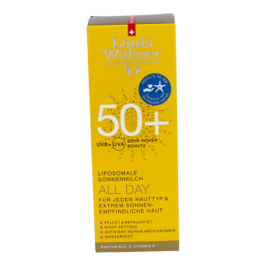 Louis Widmer All Day Sonnenmilch 50+ leicht parfümiert 100 ml