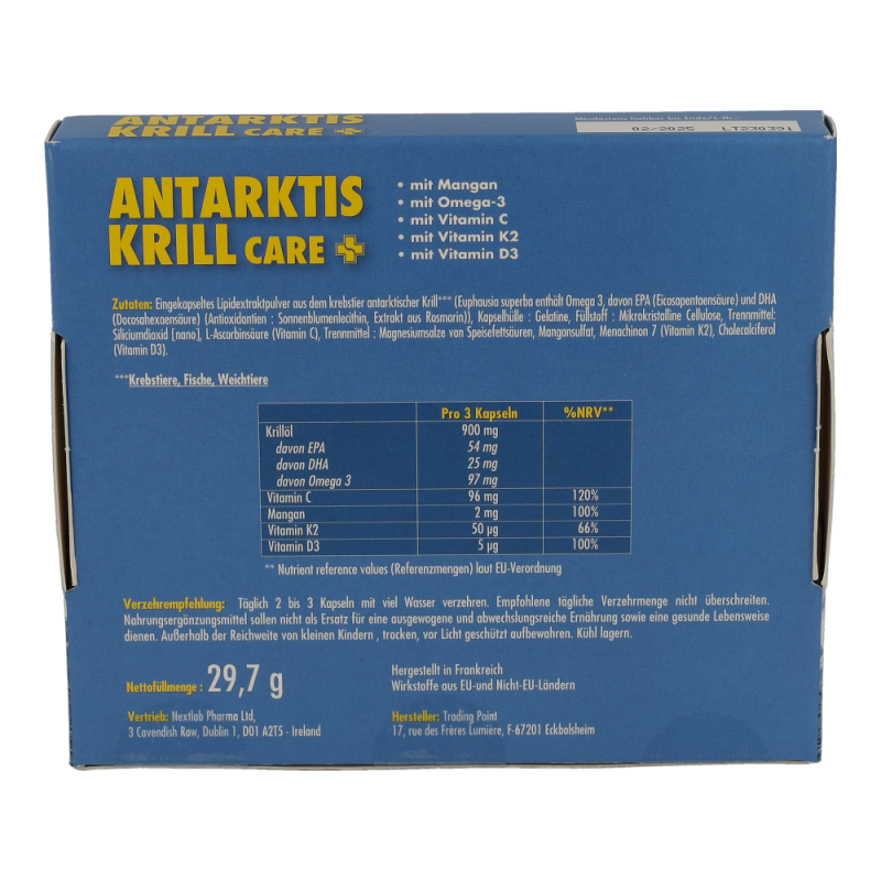 Antarktis Krill Care Kapseln 60 Stk.