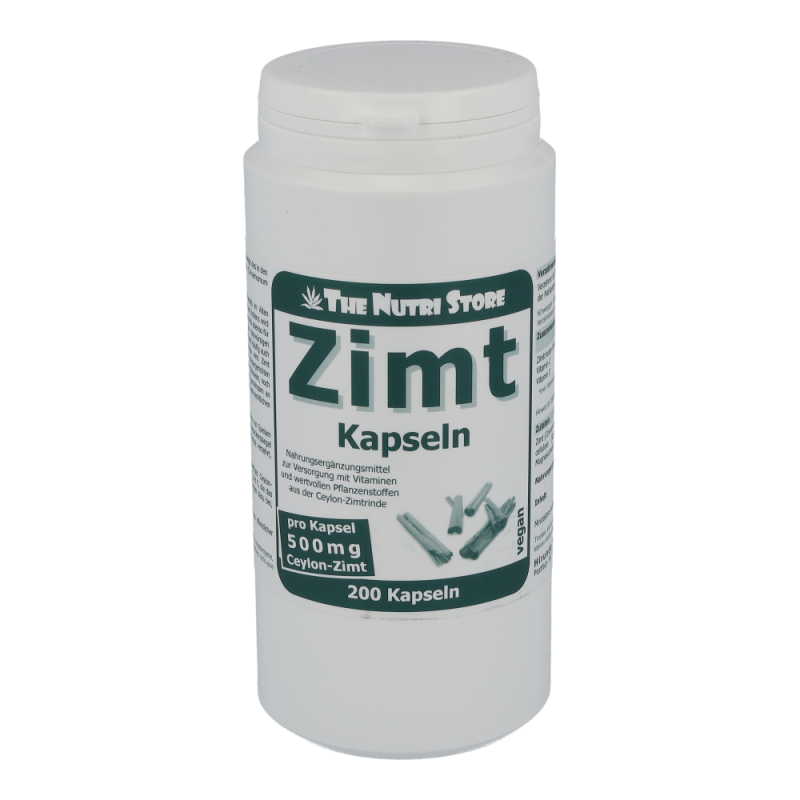 The Nutri Store Zimt 500 mg Kapseln 200 Stk.