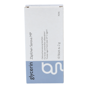 Glycerin Zäpfchen Sanova MP 10 Stk. 2 g