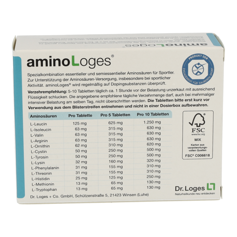 Amino-Loges Tabletten Säurekombi 100 Stk.