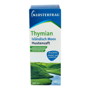 Klosterfrau Thymian Isländisch Moos Hustensaft 200 ml