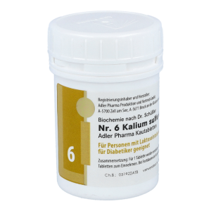 Schüßler Nr. 6 Kalium sulfuricum D6 Kautabletten 100 g