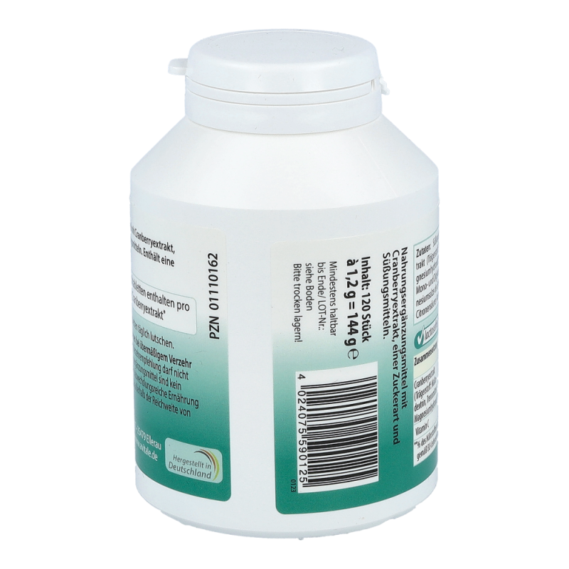 Avitale Cranberry Lutschtabletten + Vitamin C 120 Stk.