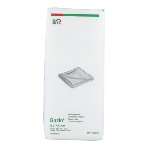 Lohmann & Rauscher Gazin unsteril 100 Stk. 16-fach 9 x 7,5 cm