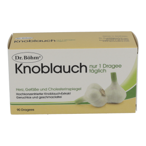 Dr. Böhm Knoblauch nur 1 Dragee täglich