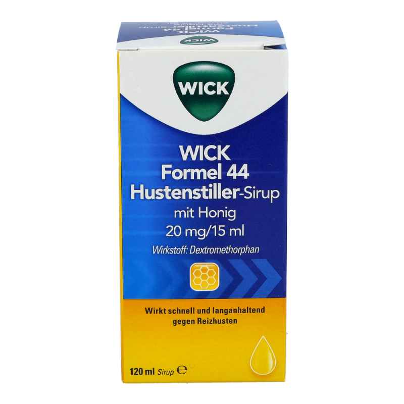 WICK Formel 44 Hustenstiller-Sirup mit Honig 20 mg/15 ml 120 ml
