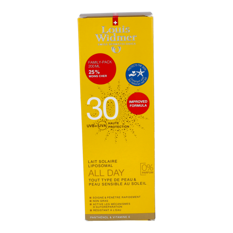 Louis Widmer All Day LSF 30 Family-Pack unparfümiert 200 ml