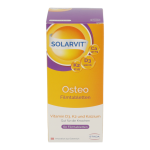 Solarvit OSTEO D3 K2 Ca Filmtabletten 60 Stk.