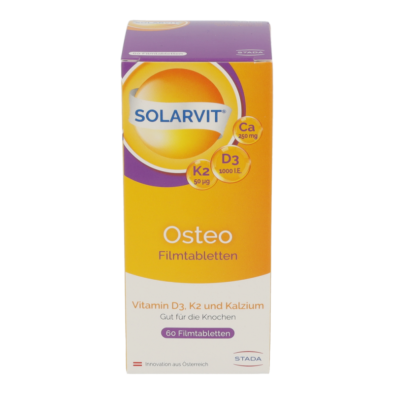 Solarvit OSTEO D3 K2 Ca Filmtabletten 60 Stk.