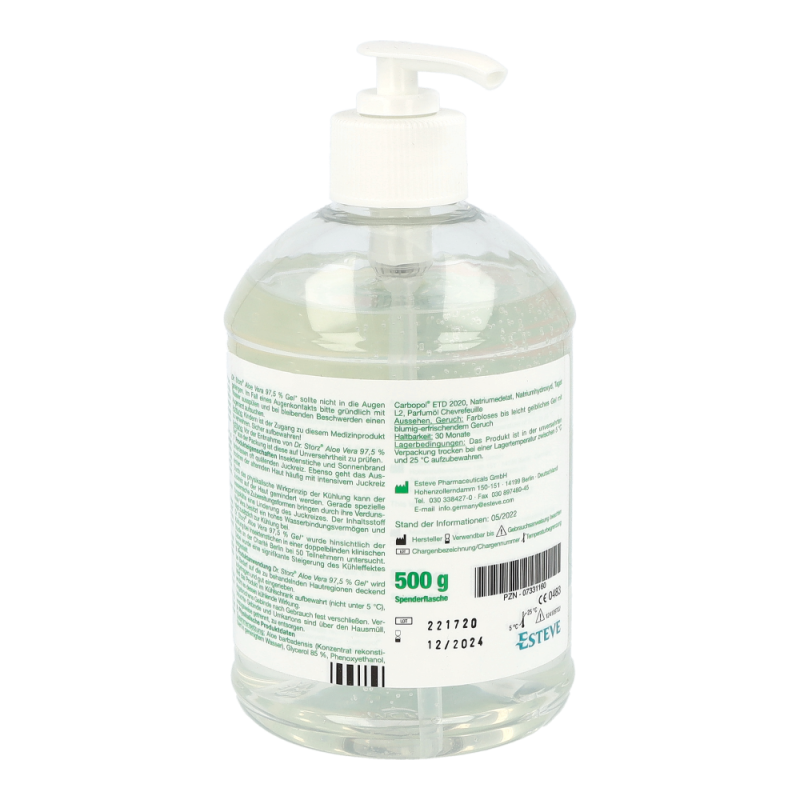 Dr. Storz Aloe Vera Gel 97 500 g mit Spender