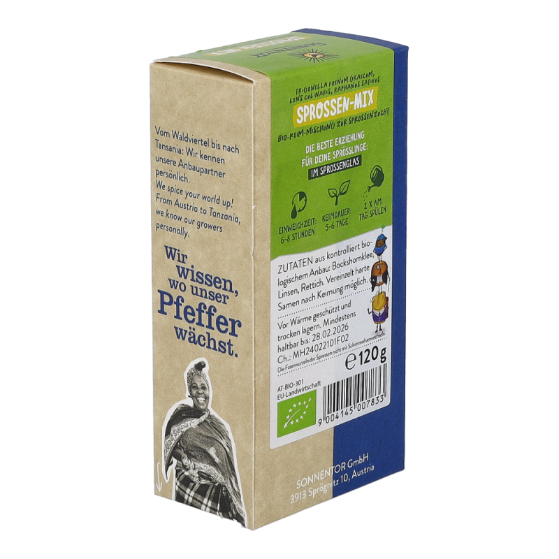 Sonnentor Sprossen-Mix bio Keimsaat 120 g