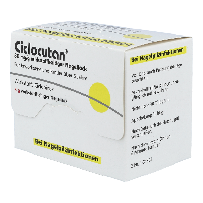 Ciclocutan Wirkstoff Nagellack 3 g