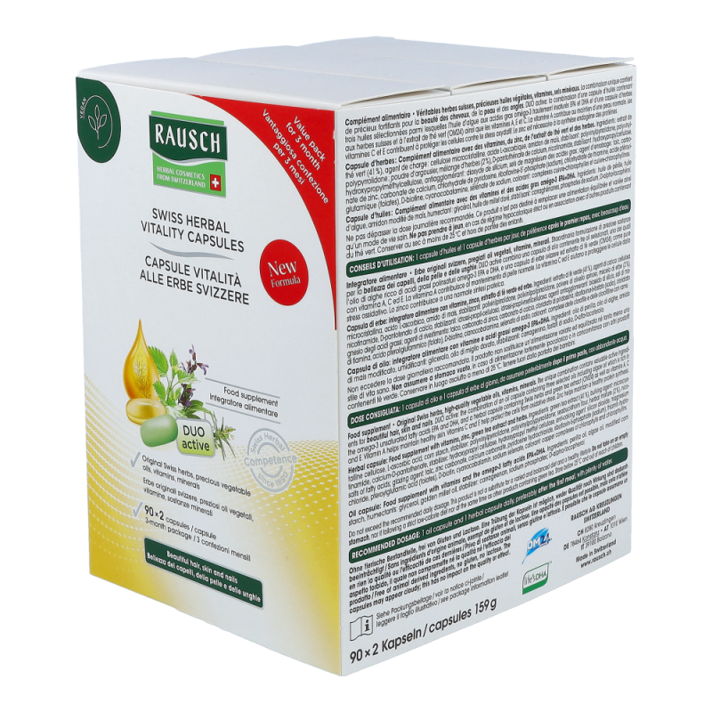 Schweizer Kräuter Vital Kapseln 3 Monatspackung 2 x 90 Stk.