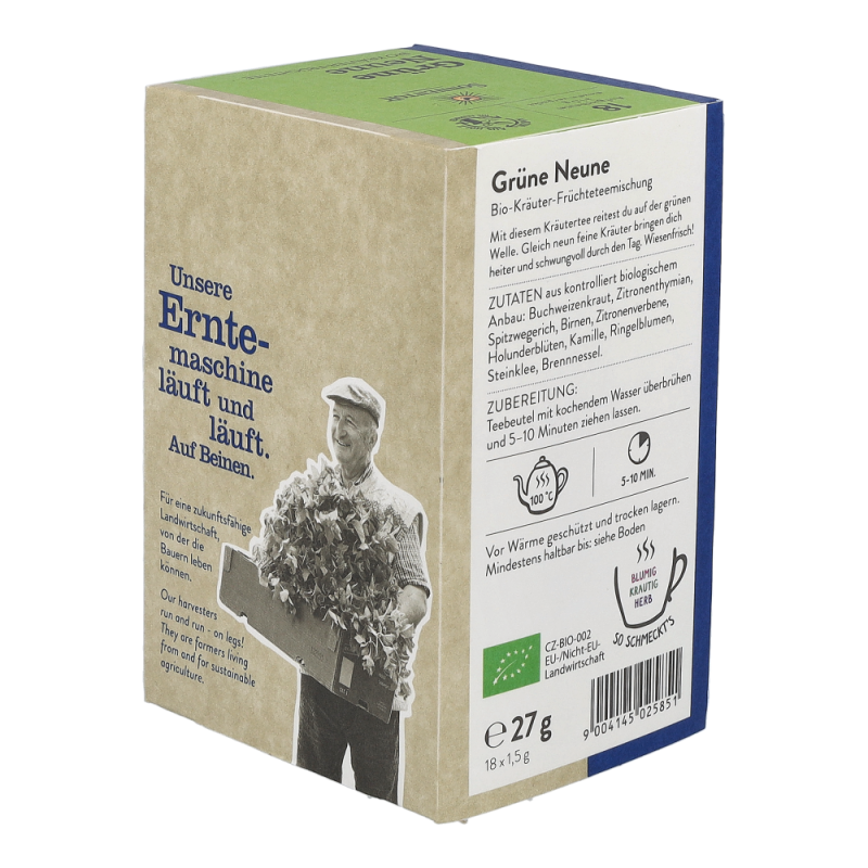 Sonnentor Grüne Neune Bio Kräuter-Früchtetee