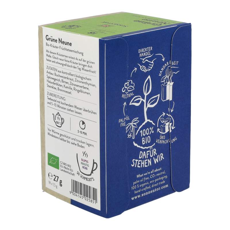 Sonnentor Grüne Neune Bio Kräuter-Früchtetee