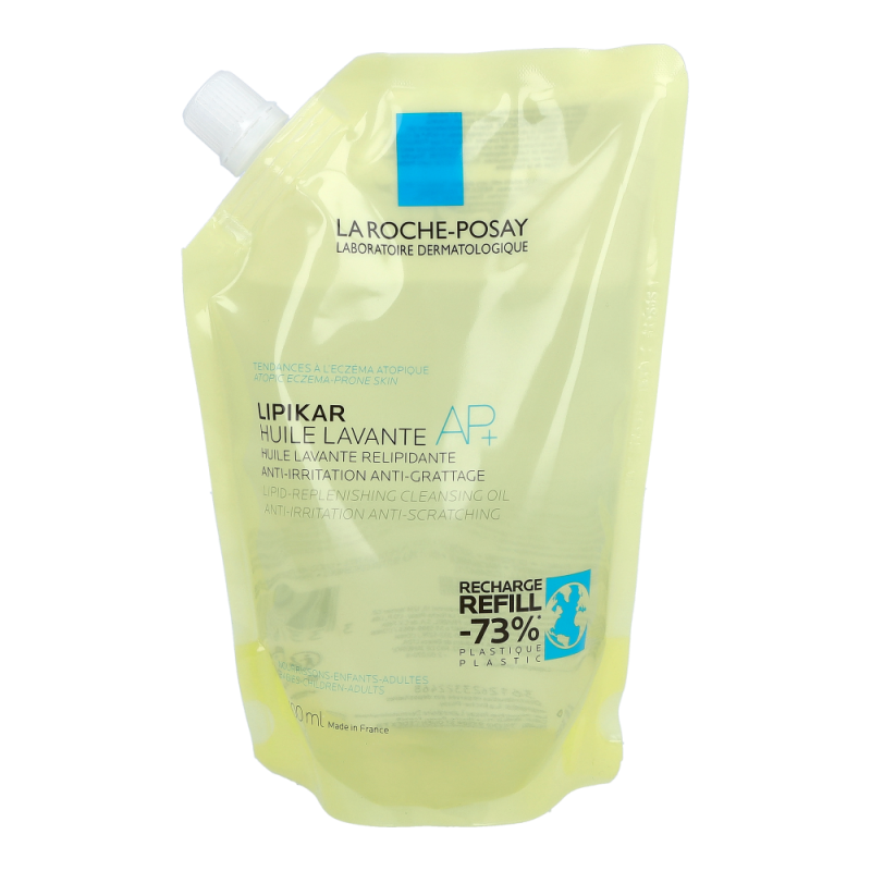 La Roche-Posay Lipikar Dusch- und Badeöl AP+ Nachfüllpackung 400 ml