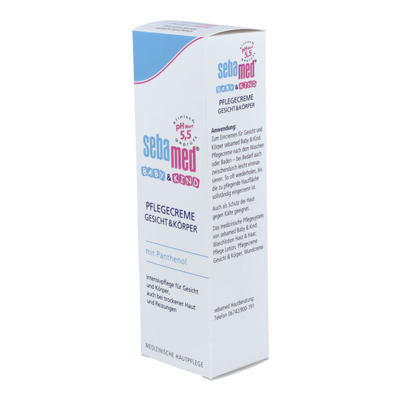 Sebamed Baby & Kind Pflegecreme Gesicht & Körper 75 ml