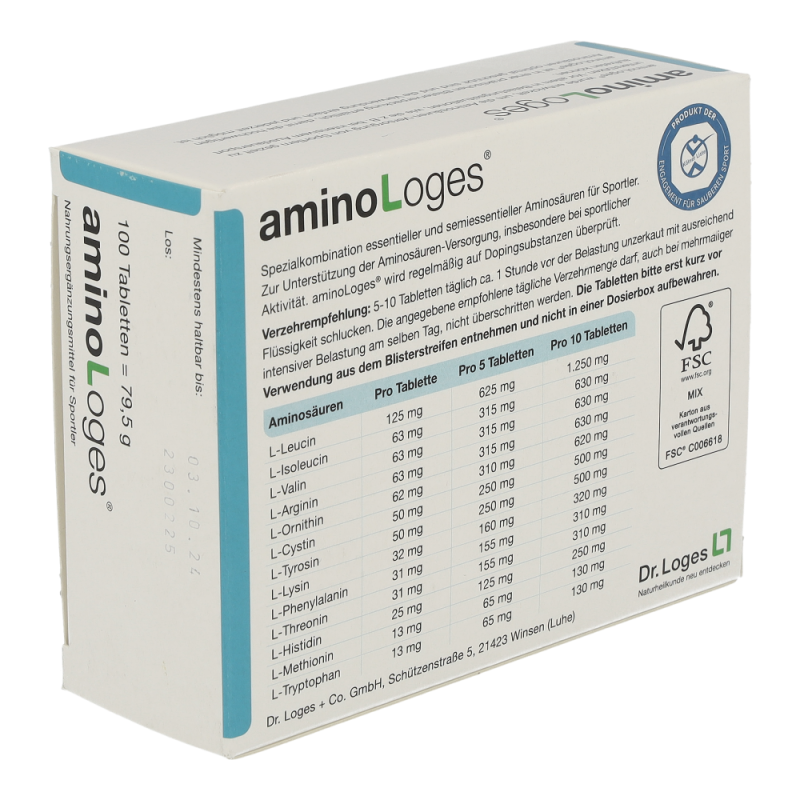 Amino-Loges Tabletten Säurekombi 100 Stk.