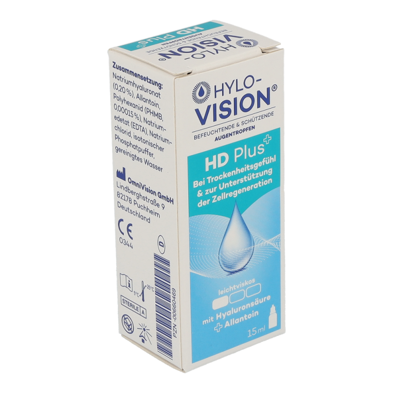 HYLO – VISION HD PLUS Augentropfen mit Hyaluronsäure