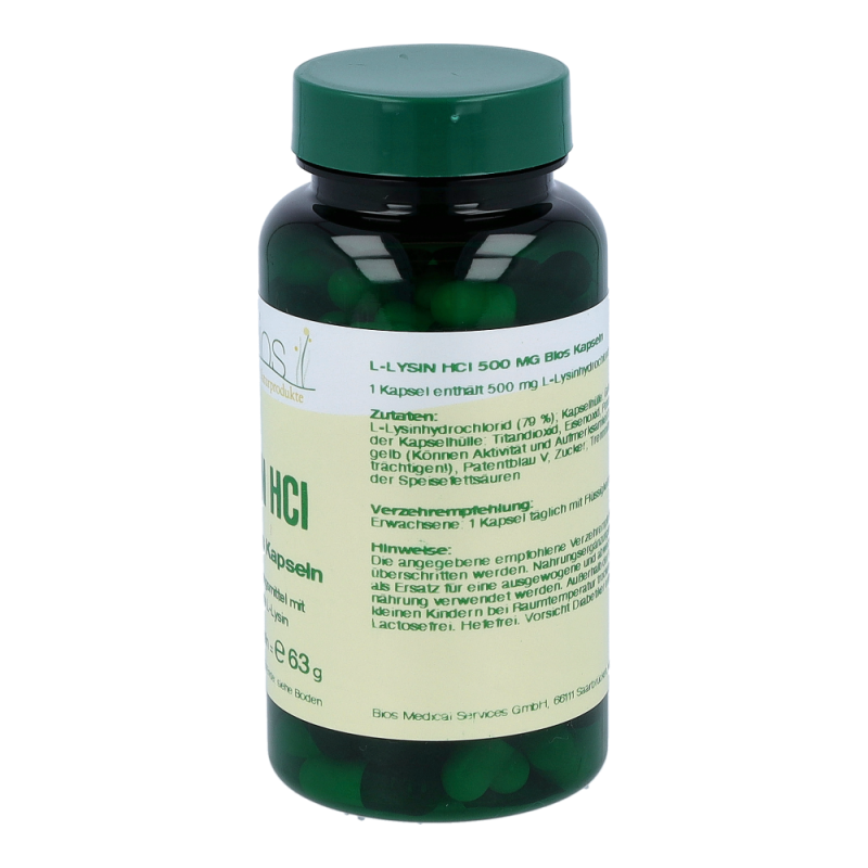 Bios L-Lysin 500 mg Kapseln